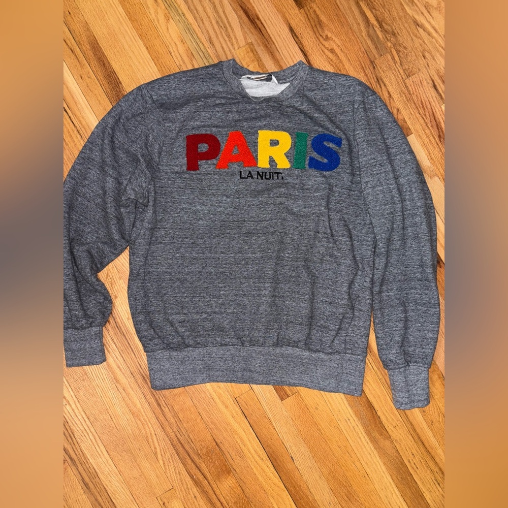 Elevenparis Men’s Crewneck Paris Boucle Logo Sweatshirt